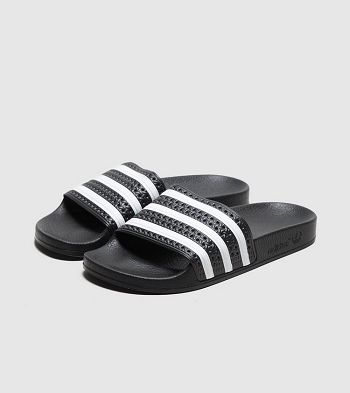Šlapky adidas Originals Adilette Adilette - Damske Topanky Čierne | OIC-960853